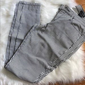 Skinny pinstripe jeans